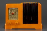 GLOBE Catalin Radio in Yellow w/ Translucent Tortoise - Rare